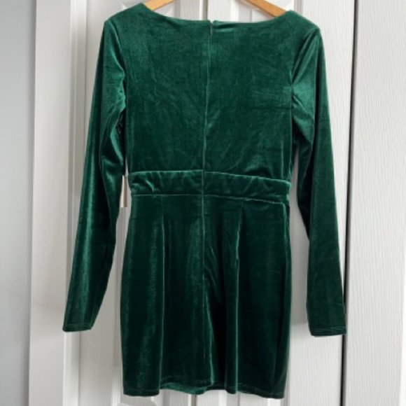 CRISTA WRAP DRESS IN GREEN - Picture 10 of 10